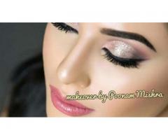 Bridal makeup artist Poonam Mishra delhi