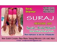 Suraj Shankar Mehandi Art